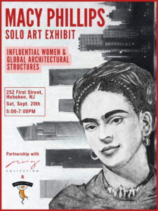 Macy Phillips - Solo Art Exhibit 252 First Street, Hoboken, NJ Sat., Sept 20th - 7:00-7:00pm