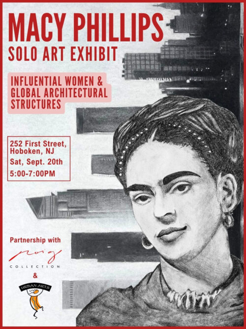 Macy Phillips - Solo Art Exhibit 252 First Street, Hoboken, NJ Sat., Sept 20th - 7:00-7:00pm